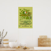 Leprechauns, Castles, Good Luck en Laughter Poster (Keuken)