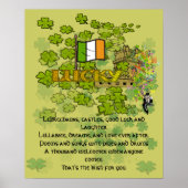 Leprechauns, Castles, Good Luck en Laughter Poster (Voorkant)