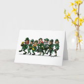 Leprechauns Conga Kaart (Gele Bloem)