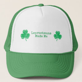 Leprechauns heeft me gemaakt trucker pet