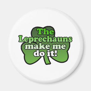 Leprechauns laat me het Magnet doen