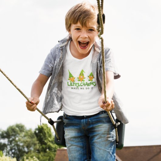 Leprechauns liet me het grappig doen op St Patrick T-shirt