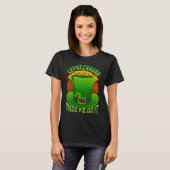 Leprechauns Made Me Do It Leprechaun Hat Lucky St  T-shirt (Voorkant volledig)