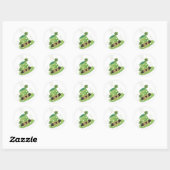 Leprechaun's pet met stippen | St-Patty's Day Ronde Sticker (Vel)