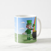 Leprechauns Saint Patrick's Day Koffiemok (Voorkant rechts)