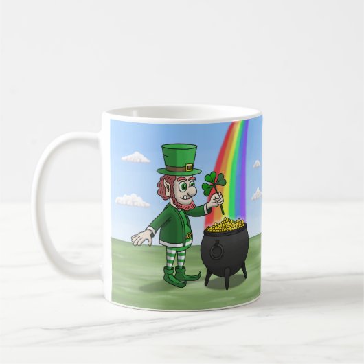 Leprechauns Saint Patrick's Day Koffiemok (Links)