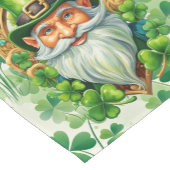 Leprechauns & Shamrocks St Patricks Day Korte Tafelloper (Hoek)