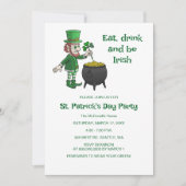 Leprechauns St. Patrick's dag feest Kaart (Voorkant)