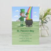 Leprechauns St. Patrick's Day Kaart (Staand voorkant)
