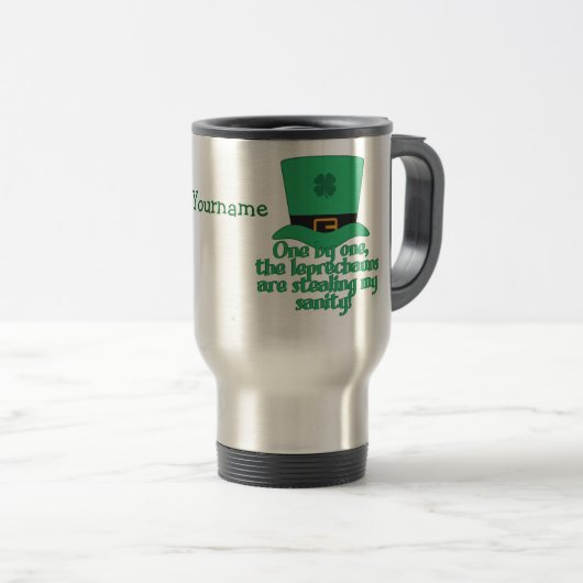 Leprechauns Stealing Sanity aangepaste mokken (Voorkant rechts)