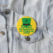Leprechauns Stealing Sanity knoppen Ronde Button 7,6 Cm (In situ)