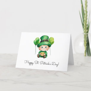 Leprechaun's Treasure: St. Patrick's Day Feestdagen Kaart