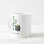 Leprechauns Veel Geluk Koffiemok (Voorkant links)