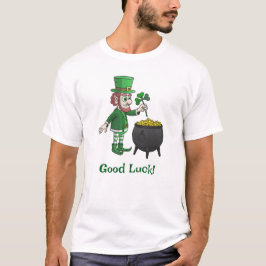Leprechauns Veel Geluk T-shirt