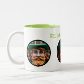 Leprechauns voeg uw afbeeldingen St Patrick TTM to Tweekleurige Koffiemok (Links)