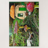 Leprechauns waar de kleine mensen in Ierland wonen Legpuzzel (Verticaal)