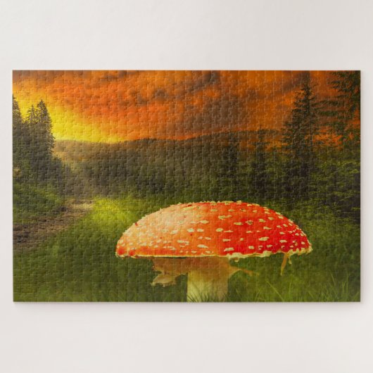 Leprechauns waar de kleine mensen in Ierland wonen Legpuzzel (Horizontaal)