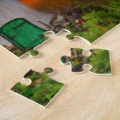 Leprechauns waar de kleine mensen in Ierland wonen Legpuzzel (Zijkant)