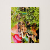 Leprechauns waar de kleine mensen in Ierland wonen Legpuzzel (Verticaal)