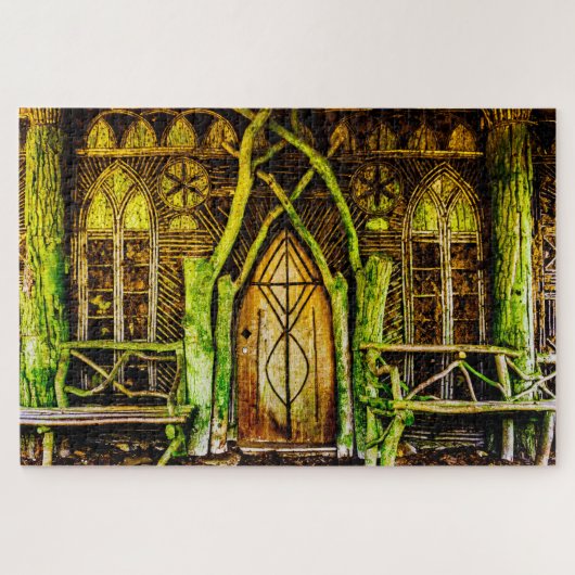 Leprechauns waar de kleine mensen in Ierland wonen Legpuzzel (Horizontaal)