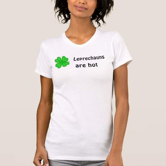 Leprechauns zijn heet t-shirt (Voorkant)
