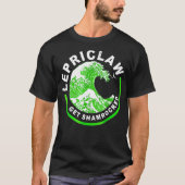 Lepriclaw Get Shamrocked Drinking St Patricks T-shirt (Voorkant)