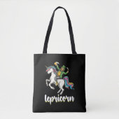 Lepricorn Kabouter Eenhoorn St. Patrick's Dag Tote Bag (Voorkant)