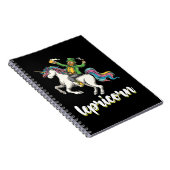 Lepricorn Leprechaun Eenhoorn St Patrick's Day Notitieboek (Rechterzijde)