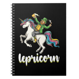 Lepricorn Leprechaun Eenhoorn St Patrick's Day Notitieboek