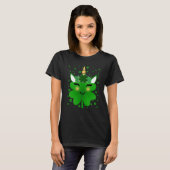Lepricorn Leprechaun Unicorn Shamrock C St Patrick T-shirt (Voorkant volledig)