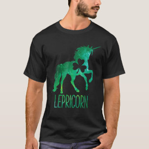 Lepricorn Leprechaun Unicorn St Patricks Day Girls T-shirt