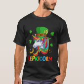 Lepricorn St Patrick's Day Shamrock Leaf Leprechau T-shirt (Voorkant)