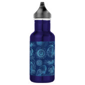 Leptomedusae van Ernst Haeckel (Donkerblauw) Waterfles (Rechts)