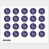 Lepus het Haas Sterrenbeeld Sticker (Vel)