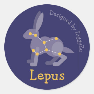 Lepus the Haas Sterrenbeeld Sticker