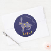Lepus the Haas Sterrenbeeld Sticker (Envelop)
