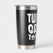 Leraar 12e klas Minimalistische tekst Geïsoleerde Drinkbeker (Rechts)