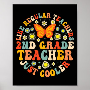 Leraar 2e klas zoals een gewone leraar maar veel c poster