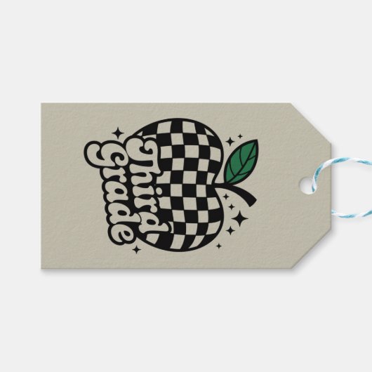 Leraar 3e klas terug naar school cadeaulabel (Voorkant (Horizontaal))