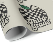 Leraar 3e klas terug naar school cadeaupapier (Rol Hoek)