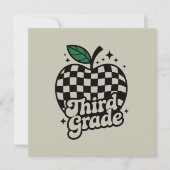 Leraar 3e klas terug naar school kaart (Voorkant)