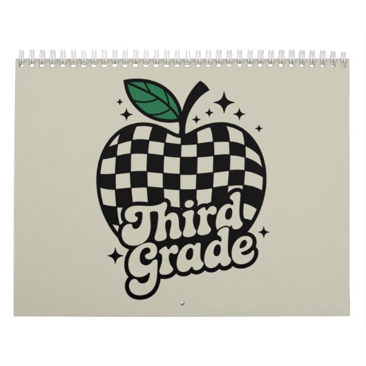 Leraar 3e klas terug naar school kalender (Hoes)