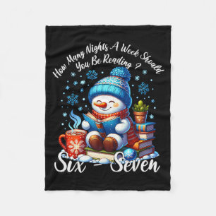 Leraar 67 Hoeveel Avonden Per Week Moet Je Lezen Fleece Deken