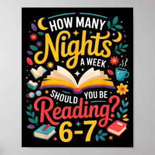 Leraar 67 Hoeveel Avonden Per Week Moet Je Lezen Poster