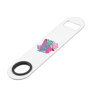Leraar 90s Retro Kleurrijke Leraar Terug Naar Scho Speed Flessenopener