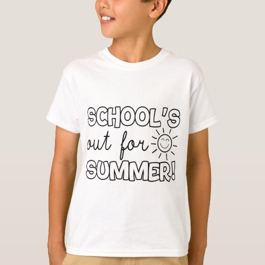 Leraar aan het einde van het jaar school is uit vo t-shirt (Voorkant)