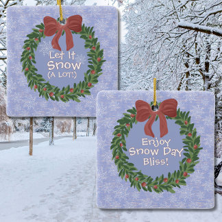 Leraar-aan-leraar Sneeuwdagsgeluk Ornament