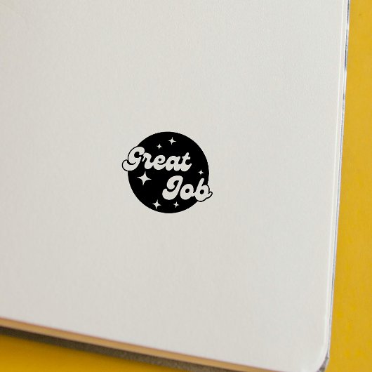 Leraar aanmoediging geweldige baan terug naar scho rubberstempel