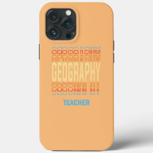 Leraar aardrijkskunde Functie Oude stijl  iPhone 13 Pro Max Hoesje