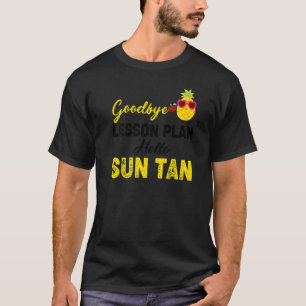 Leraar Afgelopen dag van school Afscheid Lesson Pl T-shirt